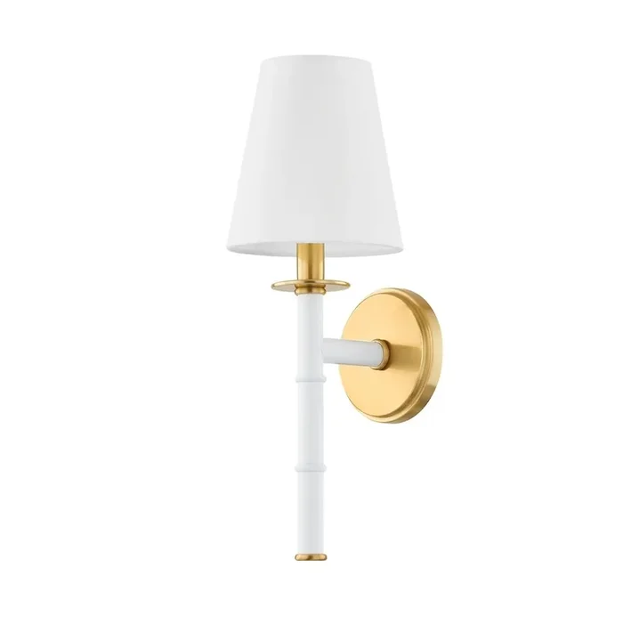 Banyan Wall Sconce In Aged Brass Color