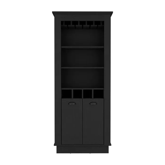 Bar Cabinet Provo, Living Room, Black