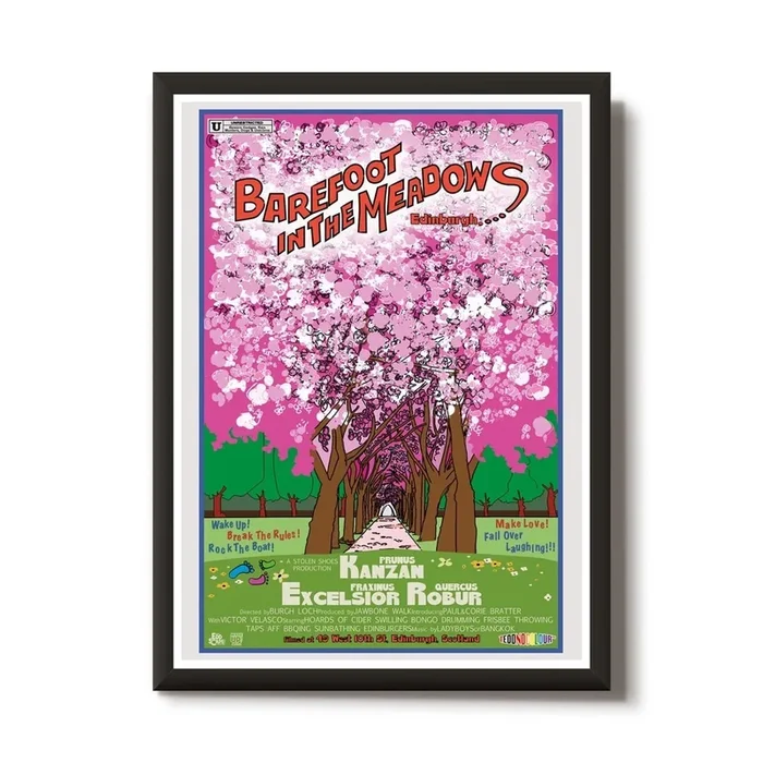 Barefoot In The Meadows Print