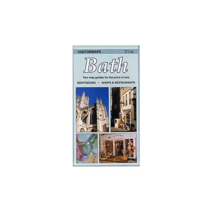 Bath Visitors Map Sightseeing – Shops & Restaurants