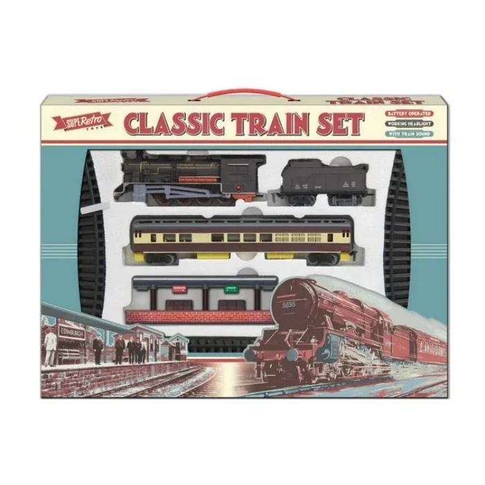 Battery Operated Retro Train Set