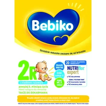 Bebiko 2R Nutriflor Expert Folgemilch mit Reisbrei für Säuglinge ab 6 Monaten, 600 g