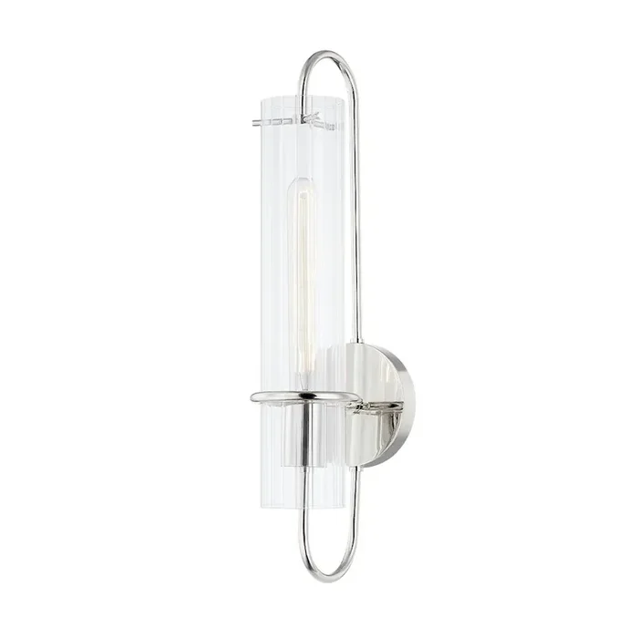 Beck Wall Sconce In Polished Nickel Color