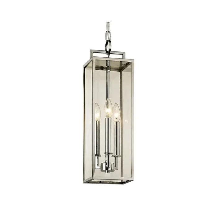 Beckham Lantern In Polished Stainless Color