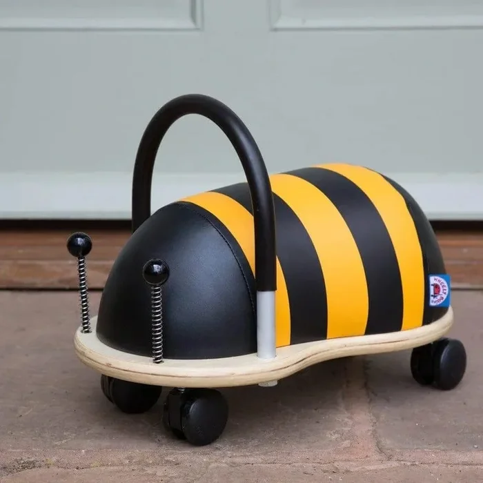 Bee Ride-On Toy | Small and Large – 360° Movement Spring and Loaded Eyes WHEELYBUG