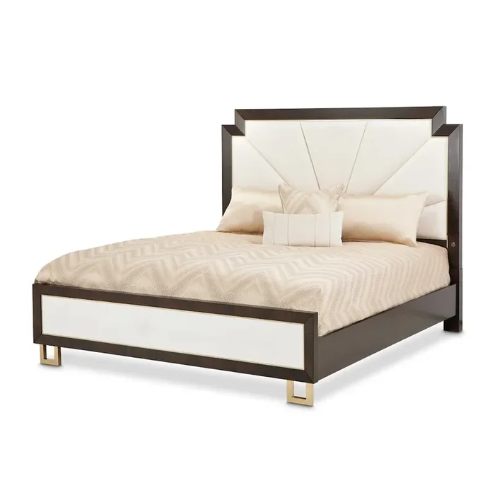 Belmont Place Cal. King Upholstered Bed – Espresso
