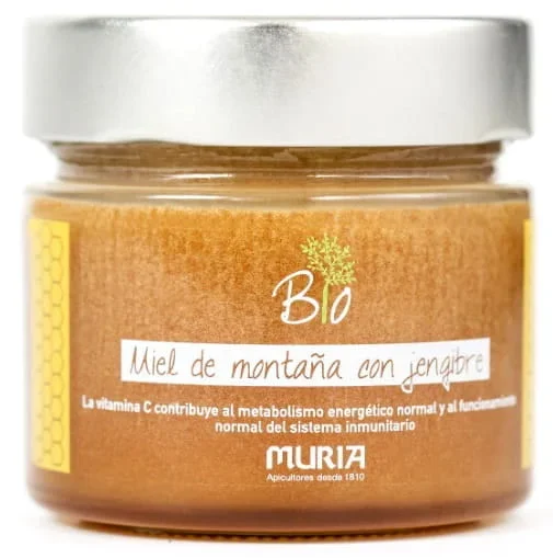 Bergblütennektarhonig mit Ingwer und Acerola BIO 250 g – MURIA