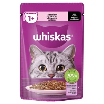 Beutel für Katzenlachs in Whiskas-Sauce 85g