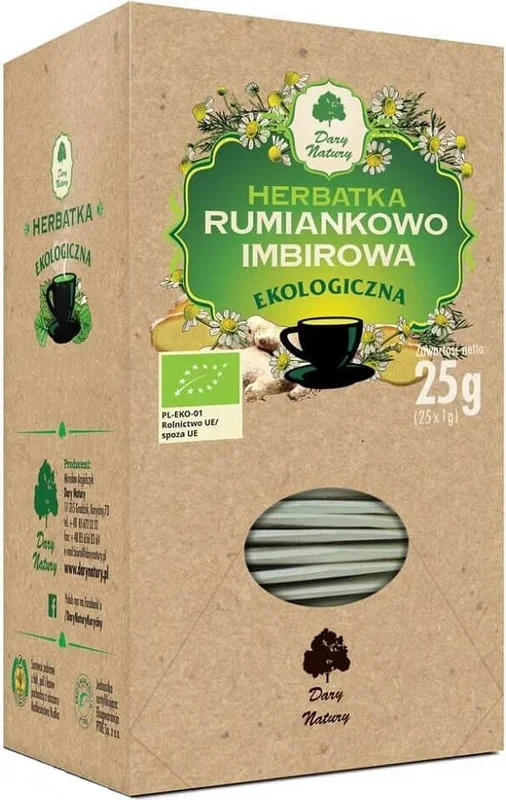BIO Kamille-Ingwer-Tee (25 x 1 g) – GESCHENKE DER NATUR