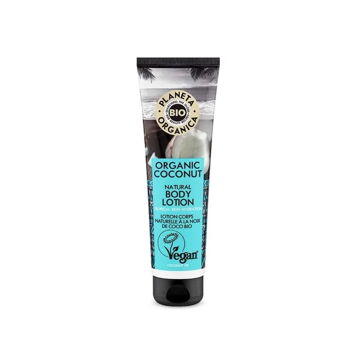 Bio-Kokos-Feuchtigkeits-Körperlotion 140 ml