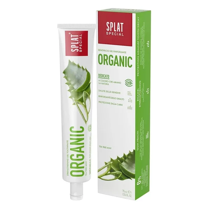 Bio-Zahnpasta ohne Fluorid 75 ml – SPLAT