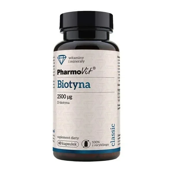 Biotin 60 Kapseln starkes Haar – PHARMOVIT