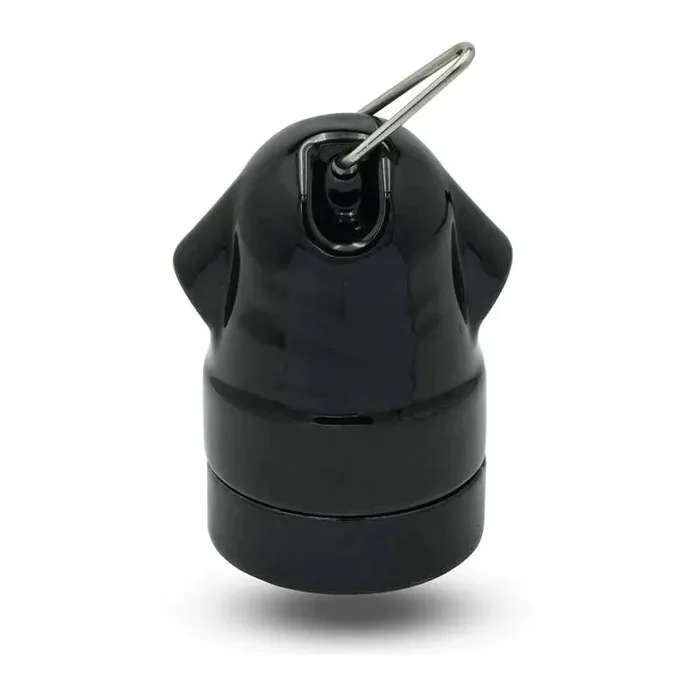 Black and White Bulb Socket Lamp Holder E27 Bulb Light Socket ~3293