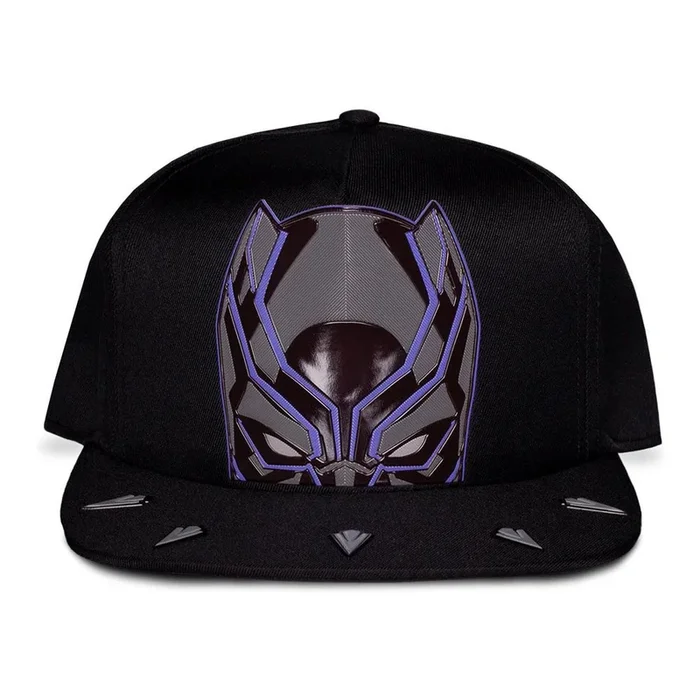 Black Panther Mask Novelty Cap, Black (NH730548BPM)
