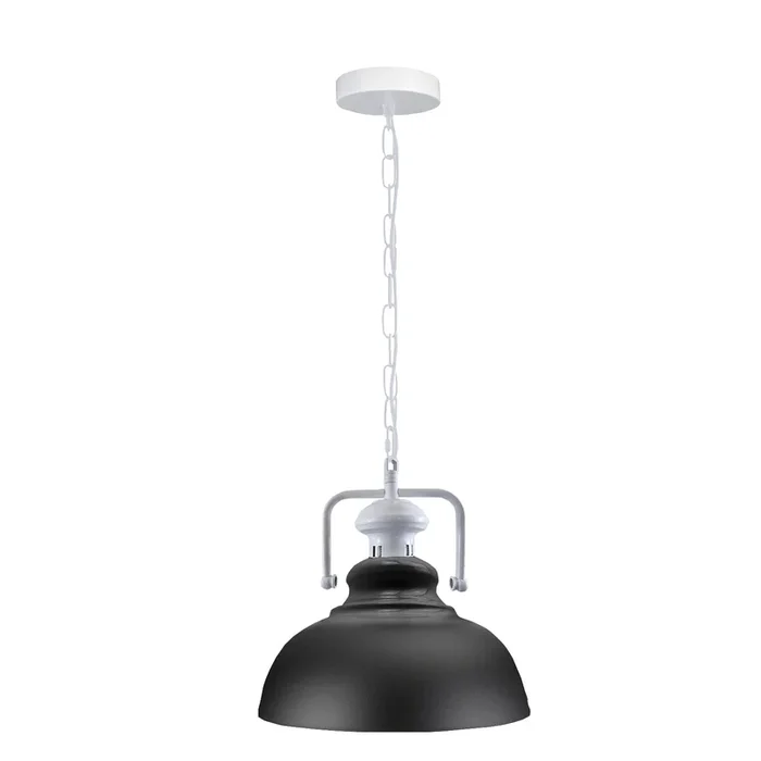 Black Vintage Retro Demo Metal Shade Ceiling Pendant Light~2294