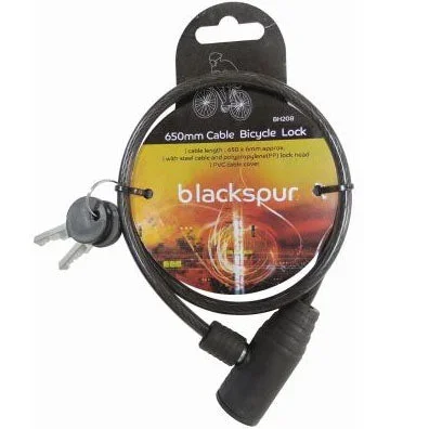 Blackspur Cable Bicycle Lock 650mm