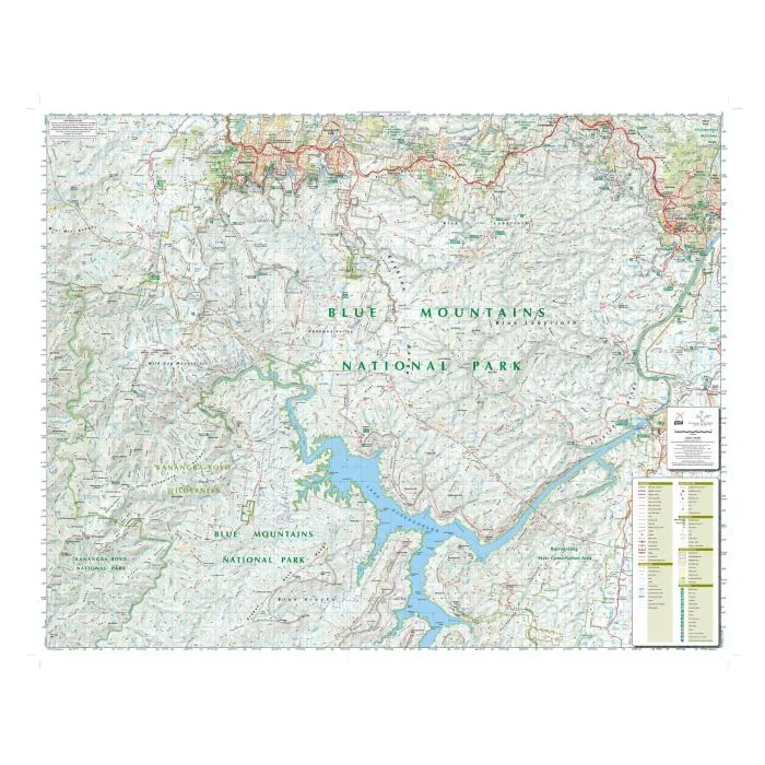 Blue Mountains South , New South Wales Topographic Map