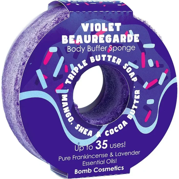Body Buffer Soap Shower Sponge Violet Beauregarde