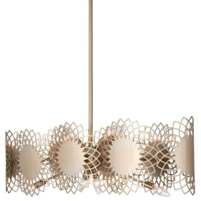 Bohemian Flowerburst 38 In Island Pendant Light, Belen Kox