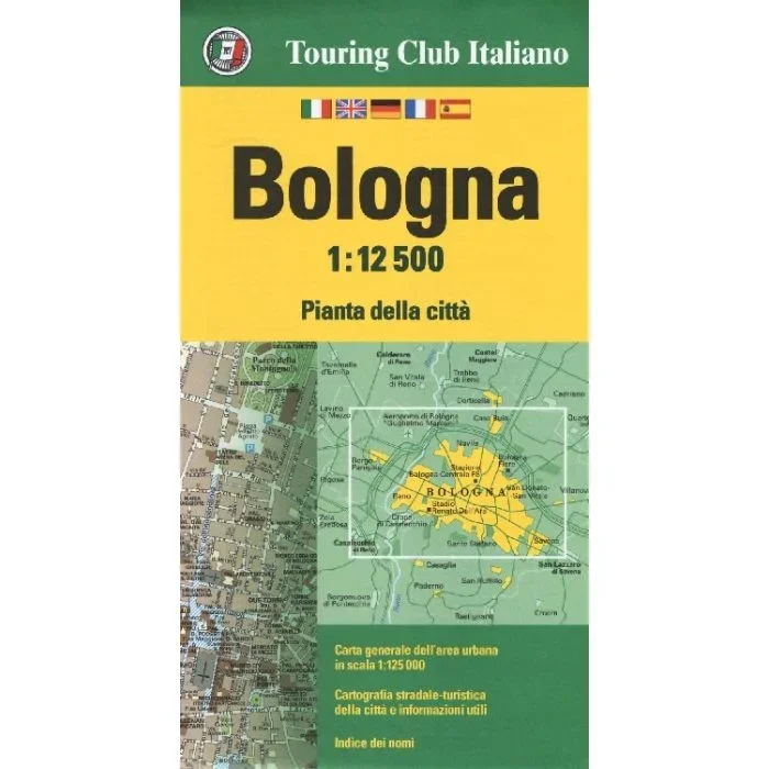Bologna | Touring Club Italiano City Map | 1:12,500