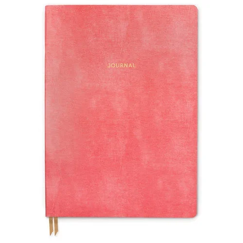 Bonded Leather Journal – Large Pink