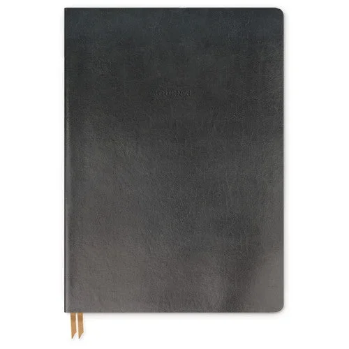 Bonded Leather Journal – Medium Black