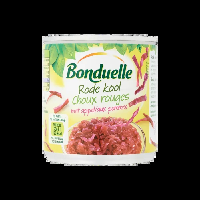Bonduelle Rode kool met appel