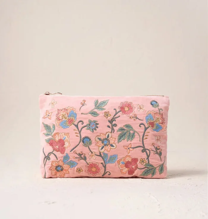Botanical Garden Everyday Pouch – Pink