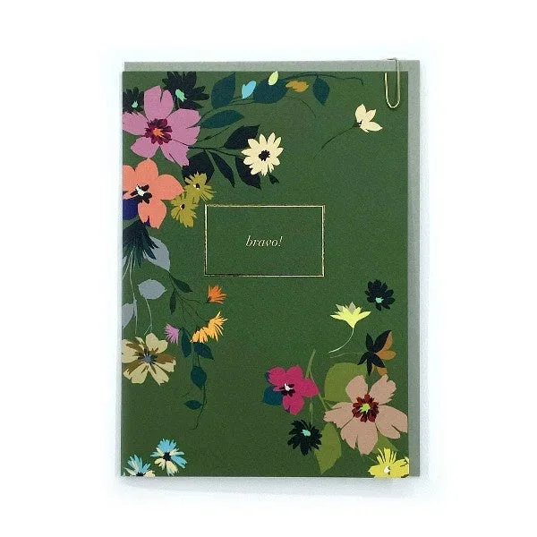 Bravo! Flowers Card