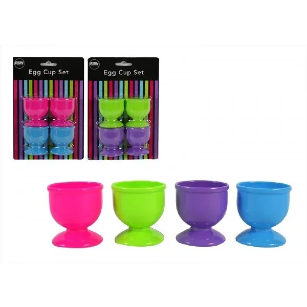 Bright Colour Egg Cups 4 Pack