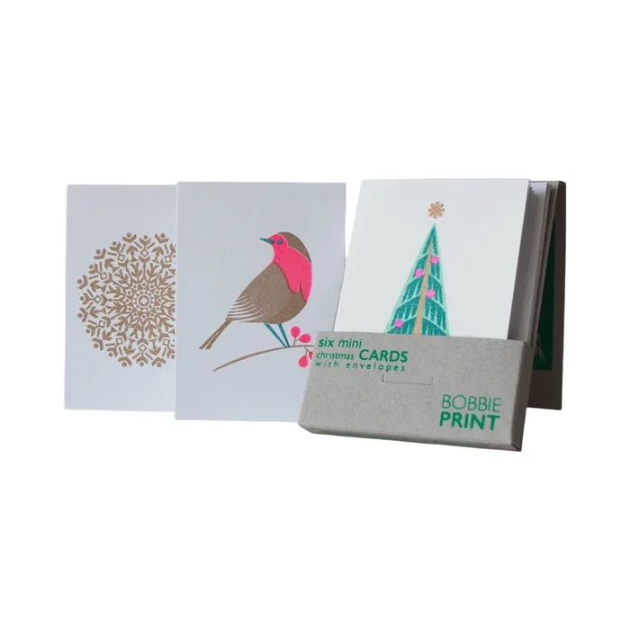 Bright Mini Christmas Card Pack