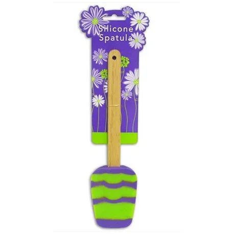 Brights Silicone Spatula with Oak Handle