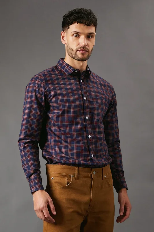 Brooklyn Check Long Sleeve Shirt