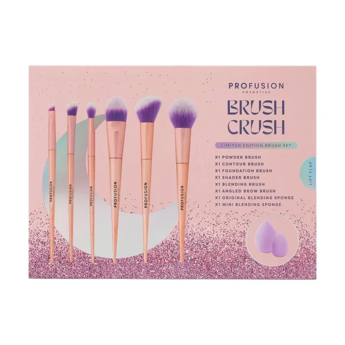 Brush Crush – 8 PC Face & Eye Brush Set