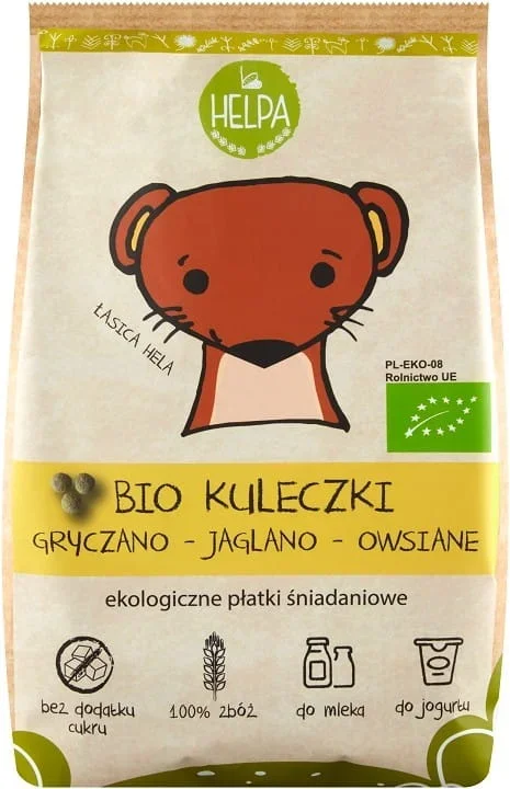 Buchweizen – Hirse – Haferbällchen BIO 160 g – HELPA
