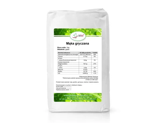 Buchweizenmehl 1000g – VIVIO