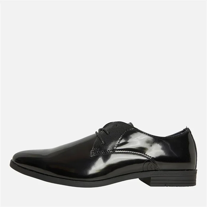 Buy Ben Sherman Mens Derek Derby Shoes Black Shine