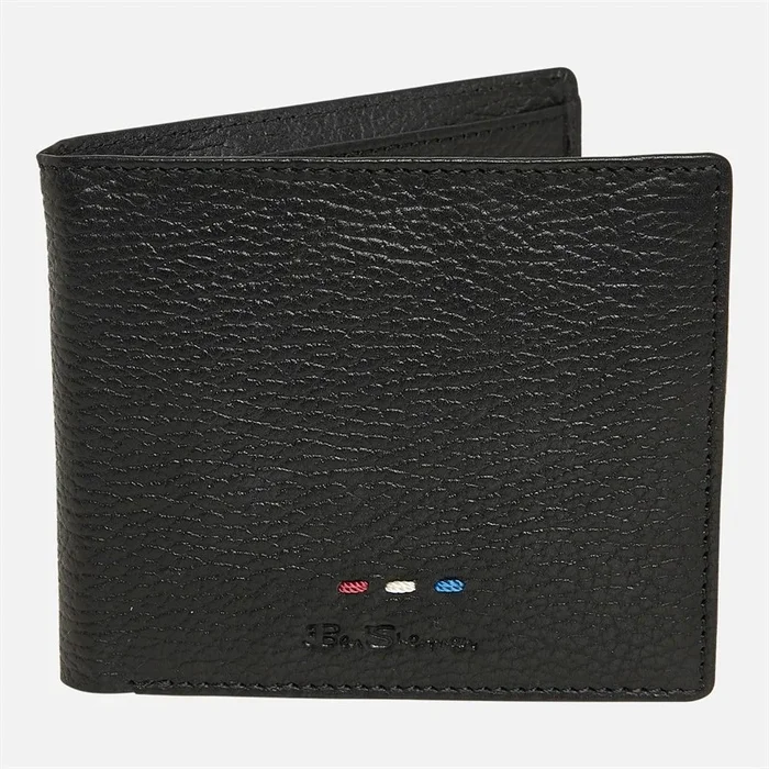 Buy Ben Sherman Mens Tresadern Leather Wallet Black