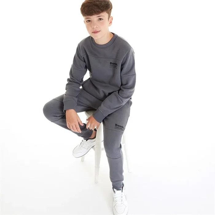 Buy Bench Boys Techshun Tracksuit Steel Grey