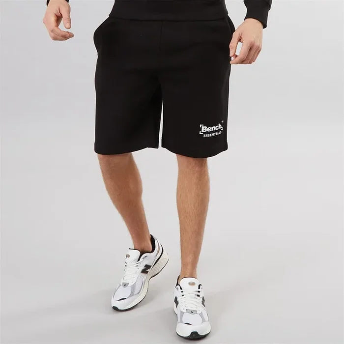 Buy Bench Mens Alenco Fleece Shorts Black
