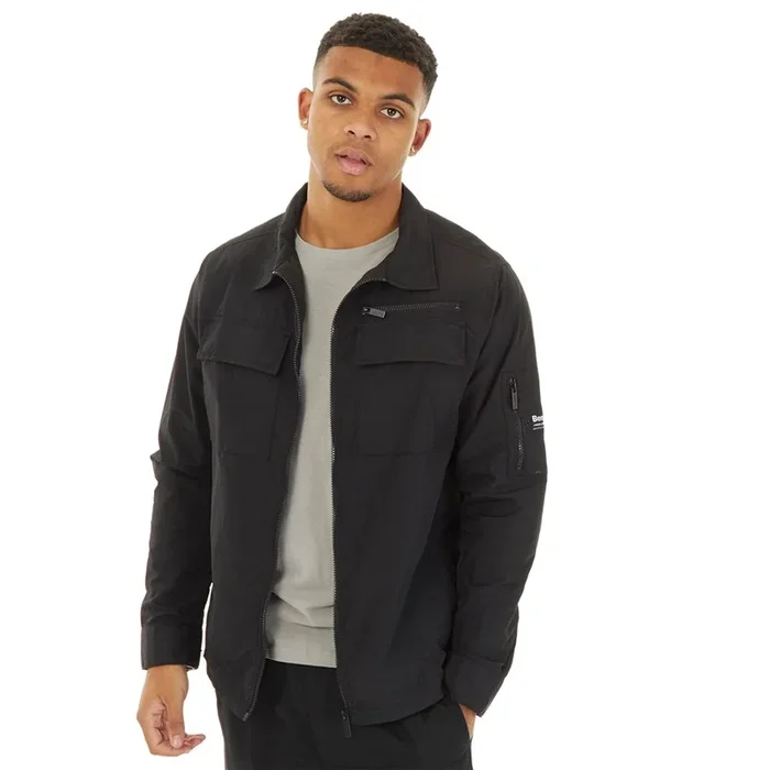 Buy Bench Mens Branson Overshirt Black
