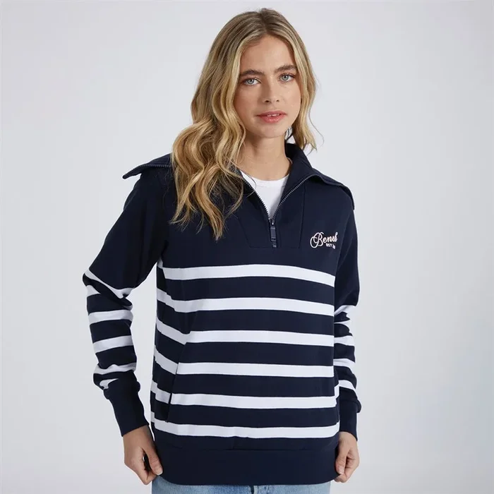Buy Bench Womens Foy Sweatshirt Navy/White