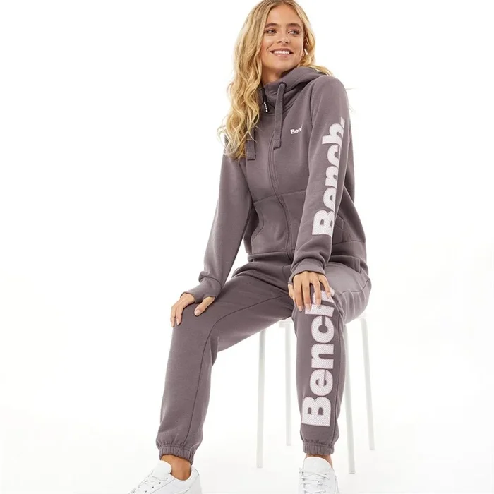 Buy Bench Womens Marcie Zip Through Tracksuit Charcoal