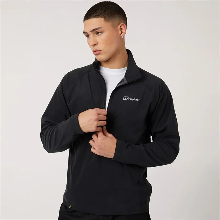 Buy Berghaus Mens Arnside Half Zip Fleece Black