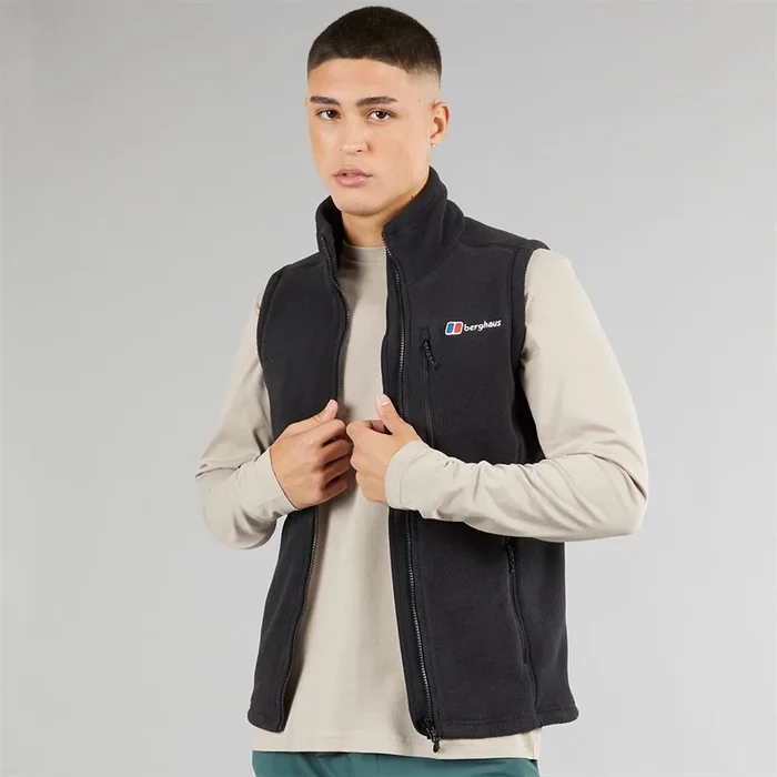 Buy Berghaus Mens Prism Polartec Interactive Fleece Vest Black/Black