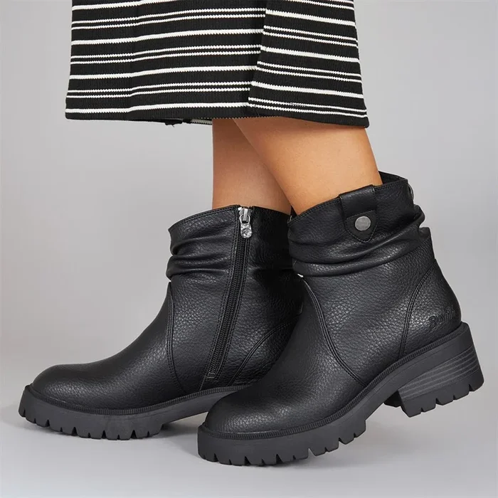 Buy Blowfish Womens Juniper Ruched Boots Black