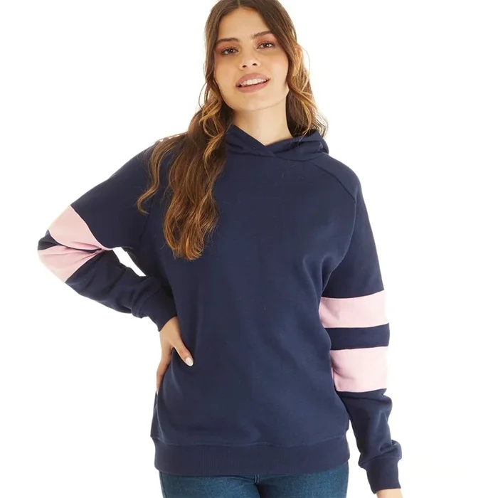 Buy Board Angels Womens Hoodie Navy/Pink