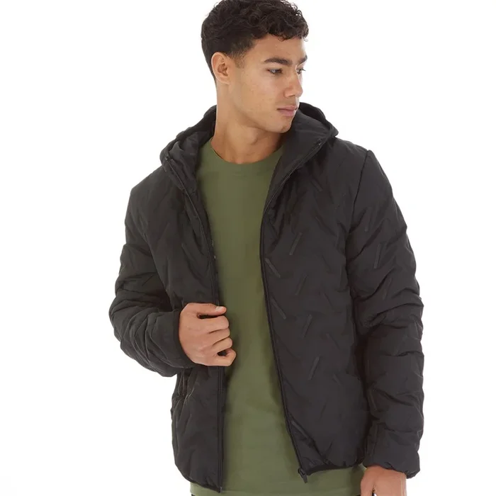 Buy Brave Soul Mens Furnace Padded Jacket Black