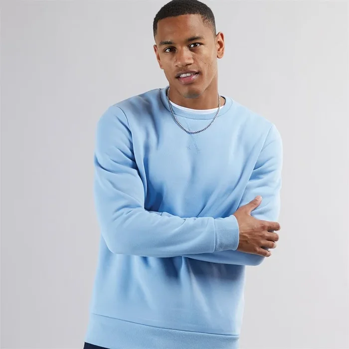 Buy Brave Soul Mens Retina Crew Neck Sweatshirt Arctic Blue