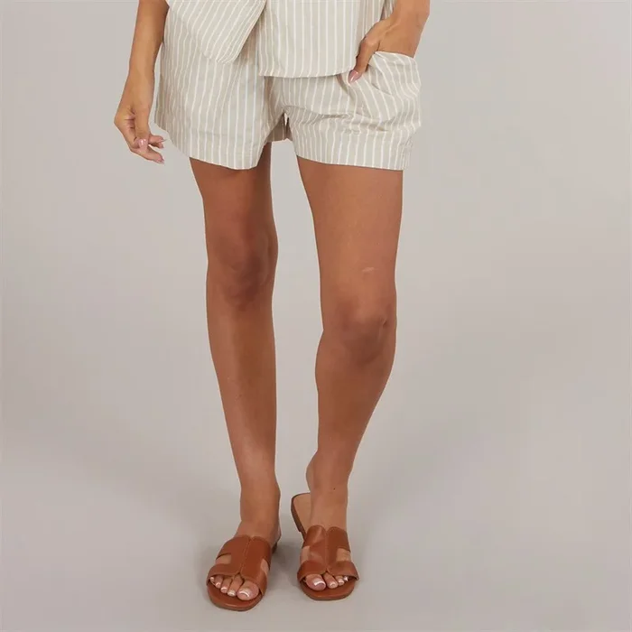 Buy Brave Soul Womens Mary Shorts Stone/Cream